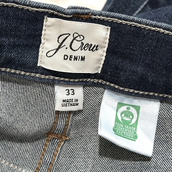 J Crew 8” Toothpick Skinny Jeans in vista wash NWOT sz 33 H2096 - Picture 9 of 11